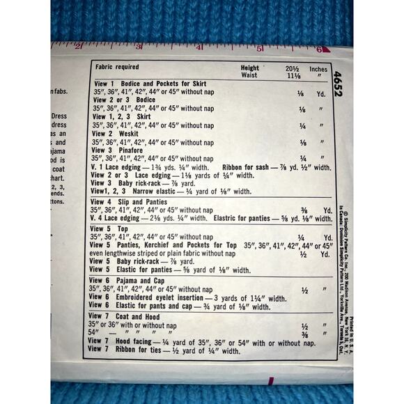 simplicity 4652 pattern doll 20.5in chatty cathy - Picture 5 of 5